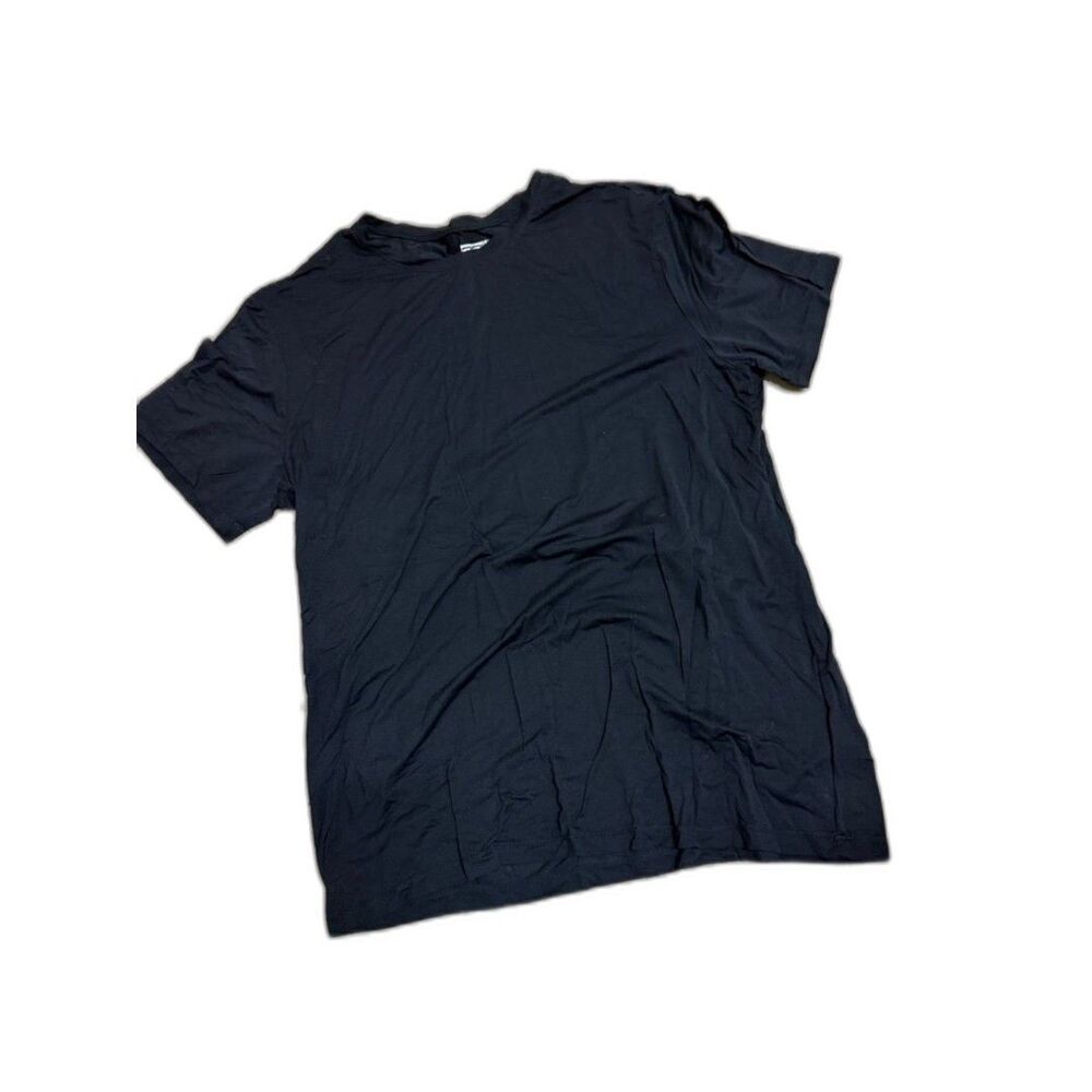 3 qty Men's Classic Black Crewneck T-Shirt
